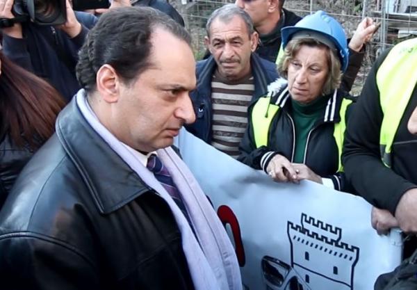 Θεσσαλονίκη: O υπουργός υποδομών Χρ.Σπίρτζη στον υπό κατασκευή σταθμό του μετρό