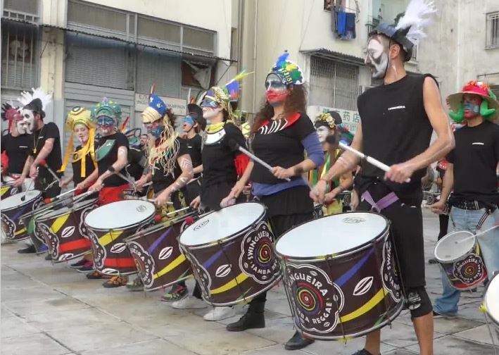 Στιγμιότυπα από το καρναβάλι του Μεταξουργείου
