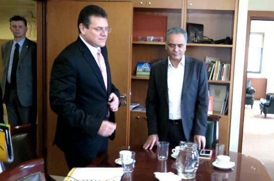 Θέματα ενέργειας συζήτησαν Σκουρλέτης και Σέφκοβιτς