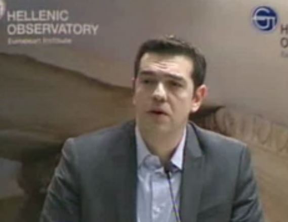 Αλ.Τσίπρας: «Μόνη λύση η επαναδιαπραγμάτευση της δανειακής σύμβασης»