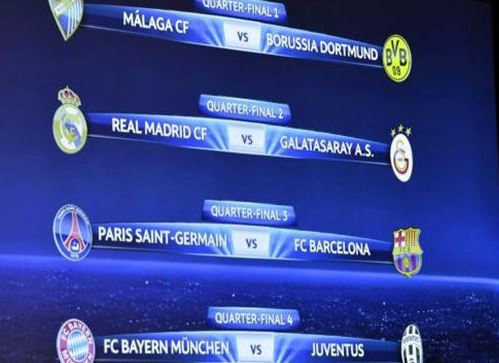 Τα ζευγάρια των προημιτελικών του Τσάμπιονς Λιγκ και Γιουρόπα λιγκ