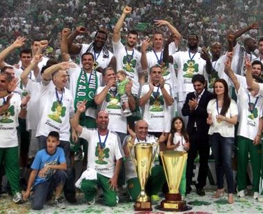 H «πράσινη» φιέστα για το 33ο πρωτάθλημα του Παναθηναϊκού