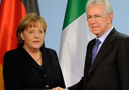 Κρίσιμη συνάντηση Μέρκελ – Μόντι στη Ρώμη