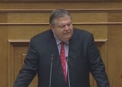 Σφοδρή επίθεση Βενιζέλου στον Τσίπρα απο το βήμα της Βουλής