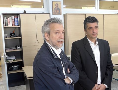 Σε σχολείο στα Βριλήσσια για την Παγκόσμια Ημέρα Αθλητισμού ο Στ.Κοντονής