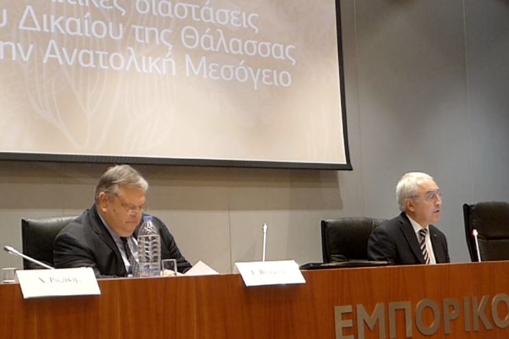 Συνέδριο με θέμα το δίκαιο της θάλασσας και Μεσογειακός χώρος – Δηλώσεις Βενιζέλου για Πανούση