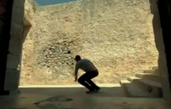 Επίδειξη Free Running στη Σπιναλόγκα