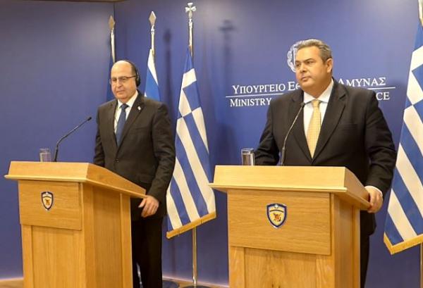 Επίσκεψη του Ισραηλινού υπουργού Άμυνας Μοσέ Γιαλόν στο ΥΠΕΘΑ – Δηλώσεις Καμμένου