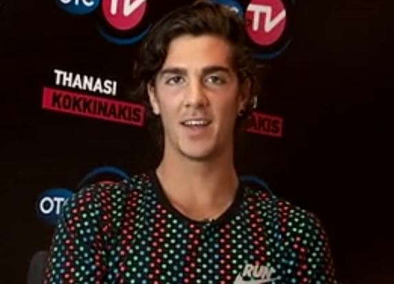 Ο ελληνικής καταγωγής τενίστας Θανάσης Κοκκινάκης στην Ελλάδα