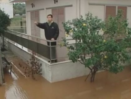 Μεγάλες καταστροφές από πλημμύρες στην Αττική