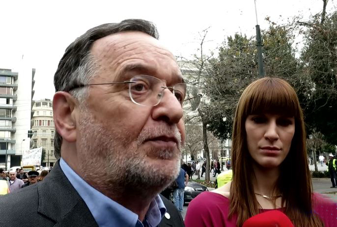 Η δήλωση του Π.Λαφαζάνη για την ιδιωτικοποίηση του ΟΛΠ και ΟΛΘ στην συγκέντρωση των εργαζόμενων