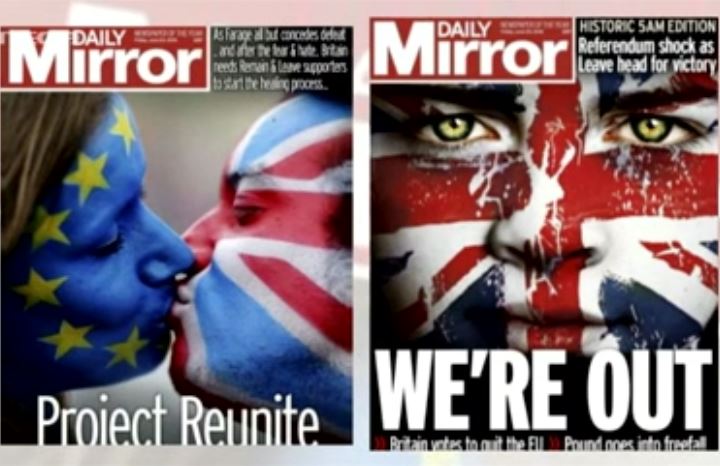 Τα διεθνή Μ.Μ.Ε. για το Brexit