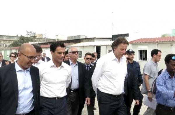 Επίσκεψη της αντιπροσωπείας υπουργών κρατών μελών της Ε.Ε. στον Ελαιώνα