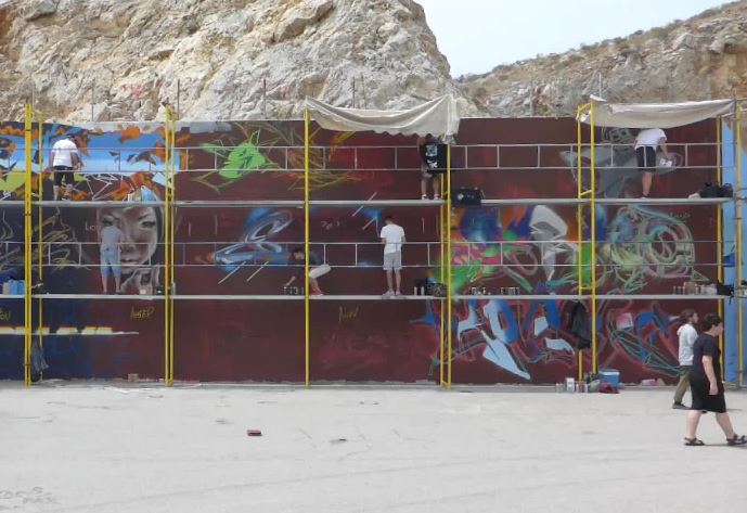 Φεστιβάλ γκράφιτι στο Κατράκειο Θέατρο Νίκαιας