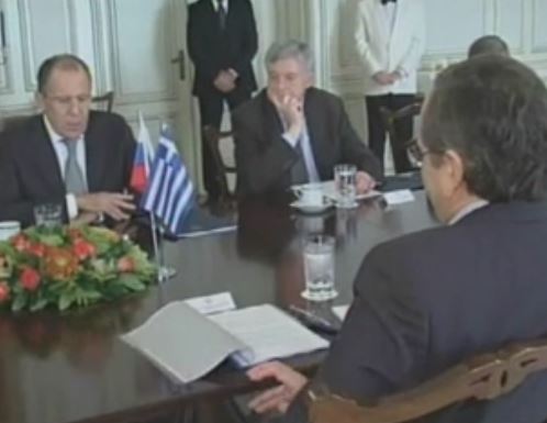 Συνάντηση με τον Αντ.Σαμαρά είχε ο Ρώσος υπουργός Εξωτερικών Σ.Λαβρόφ