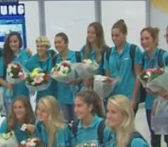 Θερμή υποδοχή για τα «χρυσά κορίτσια» του πόλο