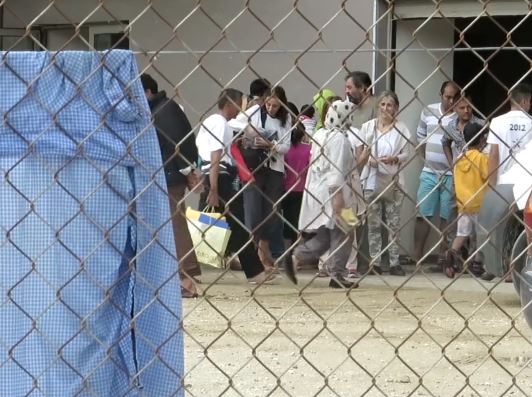 Οι πρόσφυγες στο στάδιο του Tae Kwon Do