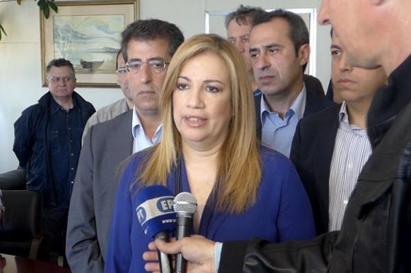 Πειραιάς: Το ογκολογικό νοσοκομείο «Μεταξά» επισκέφθηκε η Φ.Γεννηματά