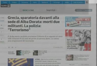 Το γύρο του κόσμου κάνει η διπλή δολοφονία έξω από τα γραφεία της ΧΑ