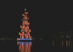 Στη Βραζιλία το μεγαλύτερο πλωτό Χριστουγεννιάτικο Δέντρο