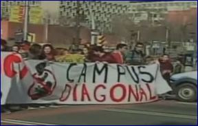 Ισπανία: Επεισόδια στη Βαρκελόνη στη διαδήλωση φοιτητών