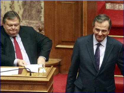 Αντιπαράθεση Βενιζέλου – Σαμαρά για 13ο και 14ο μισθό