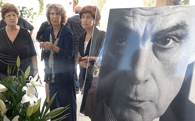 Στο 1ο Νεκροταφείο Αθηνών έγινε η κηδεία του Λάμπρου Κανελλόπουλου