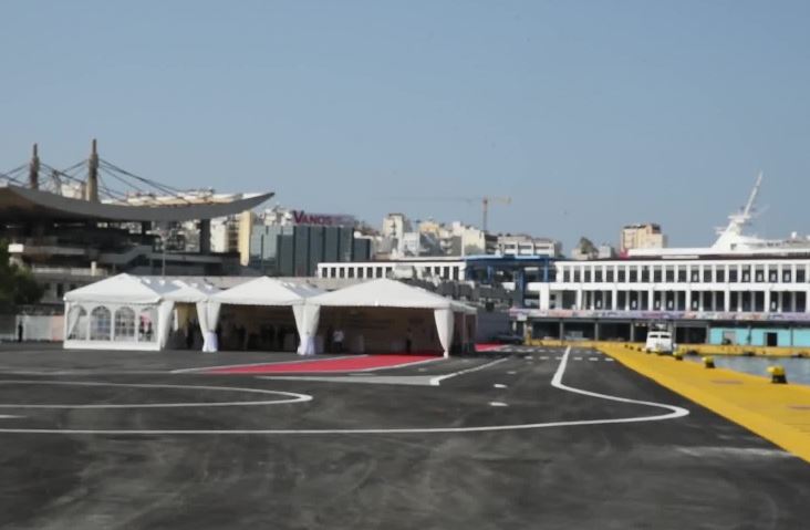 Εγκαίνια νέας προβλήτας κρουαζιέρας στο λιμάνι του Πειραιά