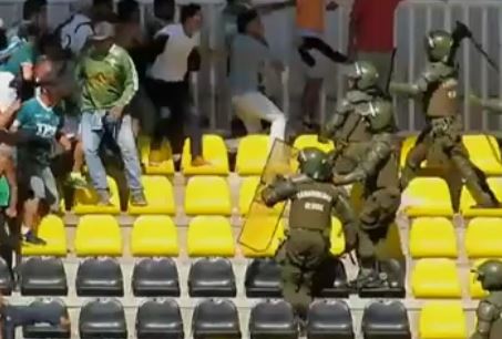 Σοβαρά επεισόδια σε ποδοσφαιρικό αγώνα στη Χιλή