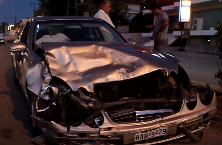 Τροχαίο ατύχημα στην περιοχή Άρια του Ναυπλίου