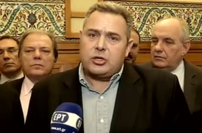 Καμμένος: Δεν υπάρχει εμπιστοσύνη στον Μουζάλα