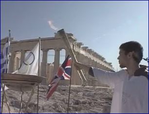 Από την Ακρόπολη στο Καλλιμάρμαρο η Ολυμπιακή Φλόγα