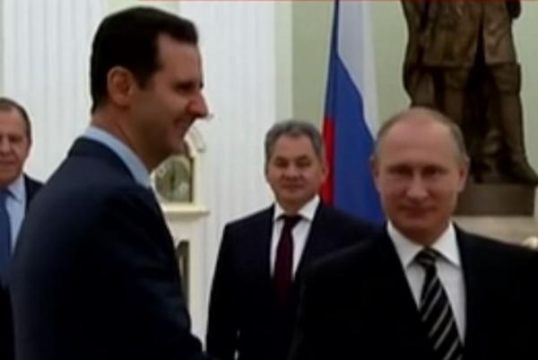«Κρυφά» πήγε ο Άσαντ στη Μόσχα για συνάντηση με τον Πούτιν