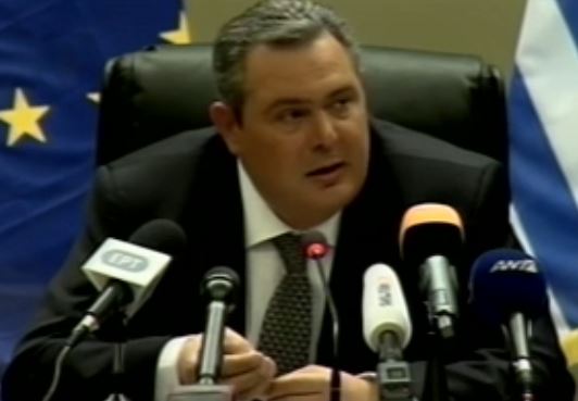 Καμμένος: Να υπάρξει συνεργασία Τουρκίας-Frontex για να σταματούν οι μετανάστες