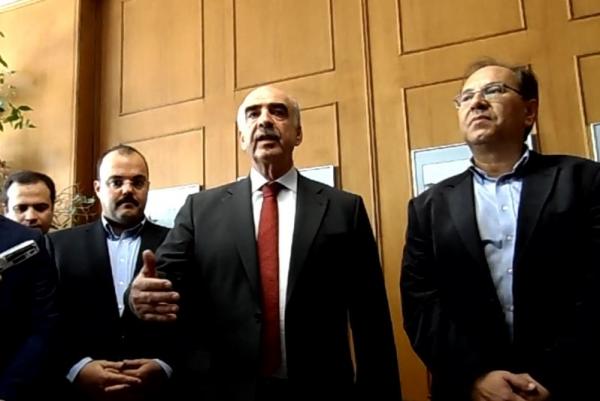 Τα Τρίκαλα επισκέφθηκε ο πρόεδρος της ΝΔ Β.Μεϊμαράκης