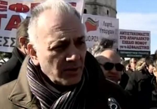 Θεσσαλονίκη: Δυναμική πορεία της «γραβάτας» κατά του σχεδίου Κατρούγκαλου