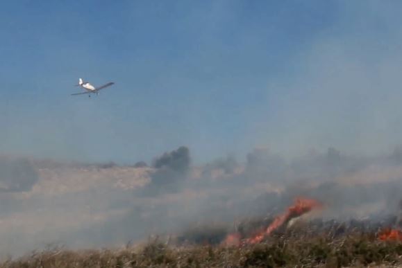 Πυρκαγιά σε αγροτοδασική έκταση στους Μύλους Αργολίδας