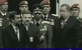 Στήριξη του Ούγκο Τσάβες στον Μαχμούντ Αχμαντινετζάντ