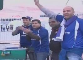 Στα γαλανόλευκα το Γκντανσκ λίγο πριν τον αγώνα της Εθνικής ομάδας