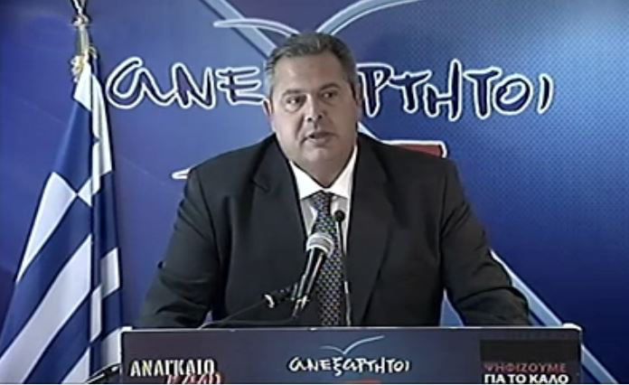 Καμμένος σε δανειστές: Στον λαό ο λόγος, αν υπάρχουν παράλογες απαιτήσεις