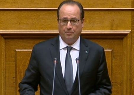 Ολάντ στη Βουλή: Αγνοήσατε όσους σας συμβούλευαν σε προσωρινό Grexit