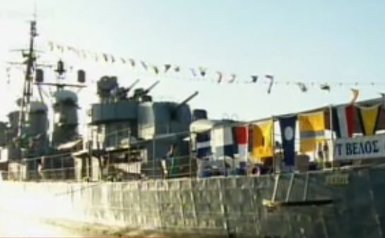Εκδήλωση για την επέτειο του κινήματος του Ναυτικού, πάνω στο αντιτορπιλικό «Βέλος»