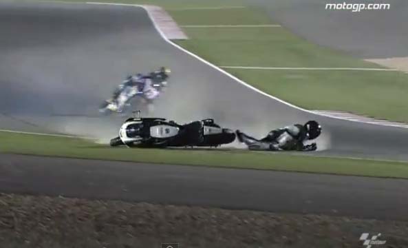 MotoGP – Qatar 2013: Οι πιο θεαματικές πτώσεις