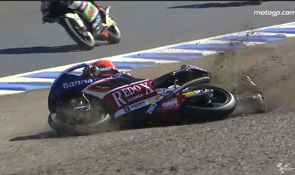 MotoGP Ιαπωνίας 2013: Όλες οι πτώσεις του αγώνα