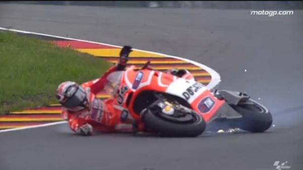 MotoGP Γερμανίας 2013: Όλες οι πτώσεις του αγώνα