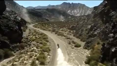 Ράλι Ντακάρ 2012, 3η ημέρα: Το τοπίο μεταξύ San Rafael και San Juan στην Αργεντινή