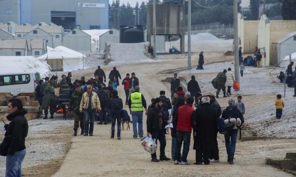 Διαμαρτυρία προσφύγων στο κέντρο φιλοξενίας στα Διαβατά