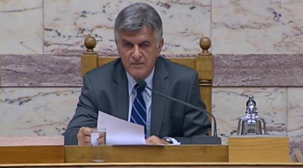 Η ανάγνωση της επιστολής του Πρωθυπουργού για τη διαγραφή της Λ.Κατσέλη