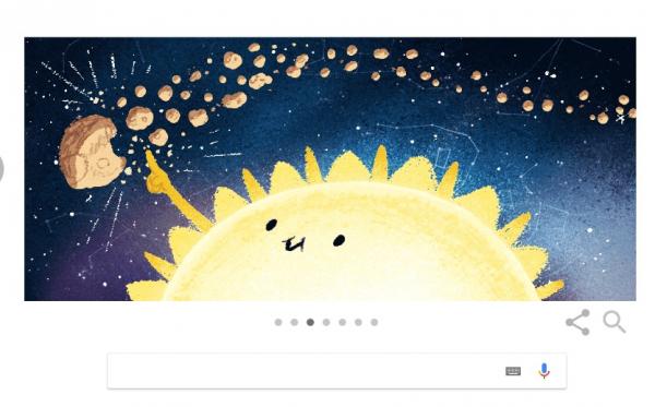 Στη βροχή μετεωριτών «Διδυμίδες» είναι αφιερωμένο το doodle της Google