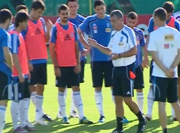 Πρώτη προπόνηση για την Εθνική εν όψει Βοσνίας